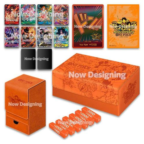Coffret 3eme anniversaire One Piece Card Game Premium Bandai Trois Freres Luffy Ace Sabo