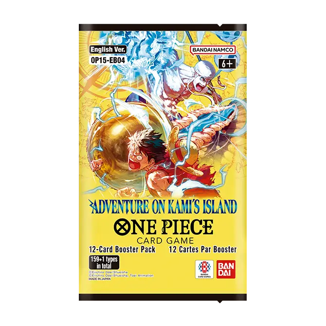 Booster pack OP-15 Adventure on KAMI's Island One Piece Card Game arc Skypiea