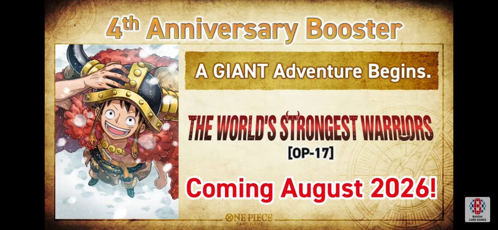 OP-17 The World's Strongest Warriors One Piece Card Game arc Elbaf 2026