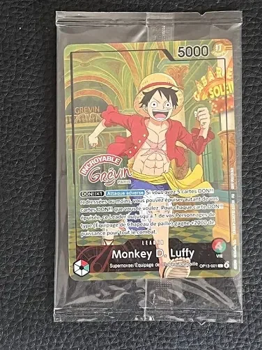 La carte collector One Piece du Musée Grévin